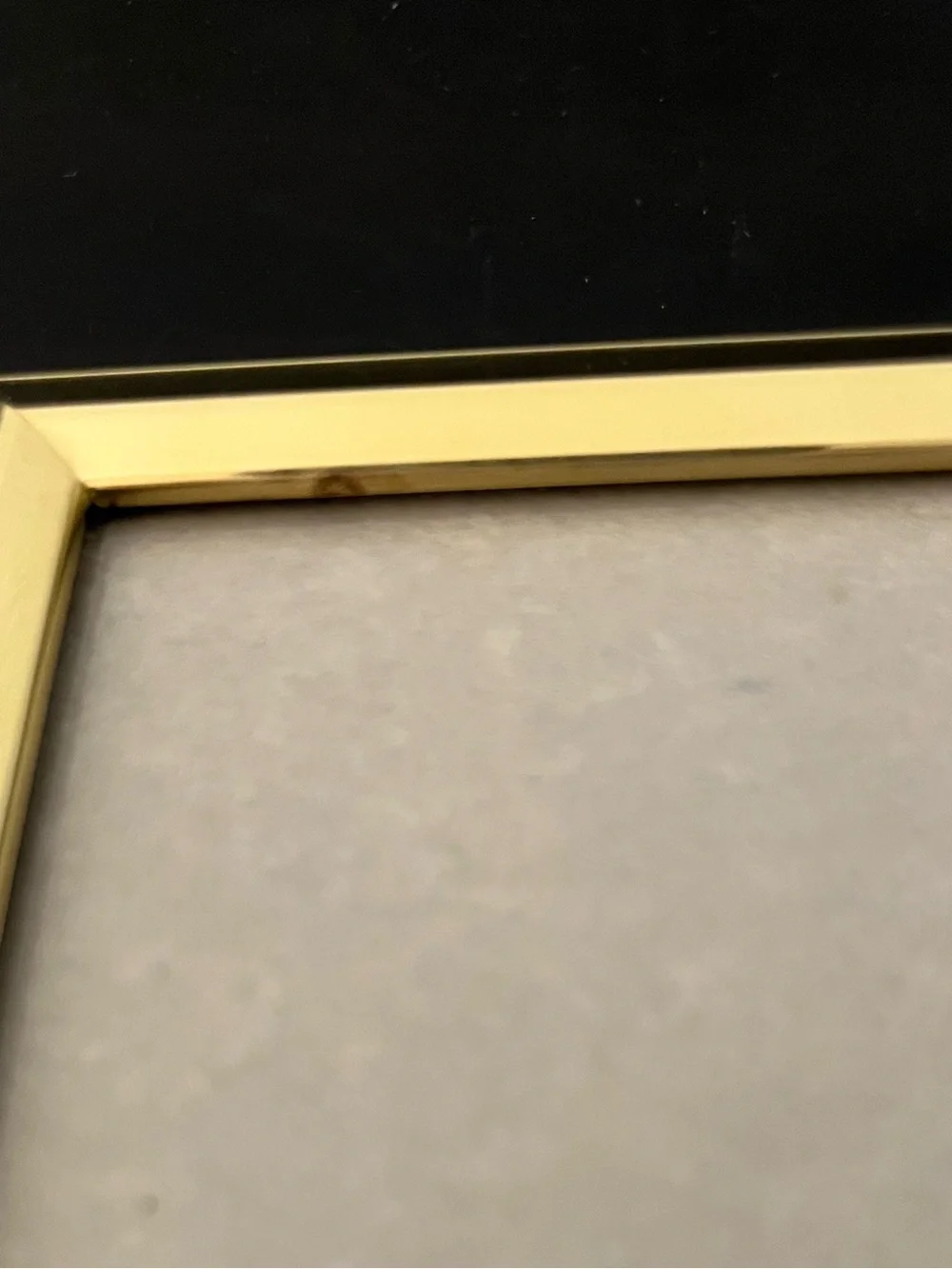 Vintage Solid Brass Photo Frame 4.5”X 6.5” Photo